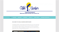 Desktop Screenshot of childgardenmontessori.com