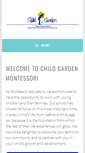 Mobile Screenshot of childgardenmontessori.com